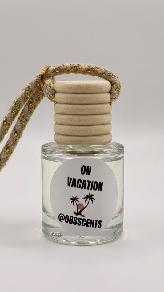 ON VACATION Car Air Freshener